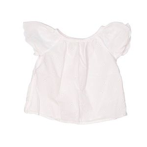 Zara Baby Scalloped sleeve blouse